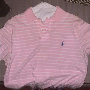 A beautiful vibrant pink Ralph Lauren Polo.
